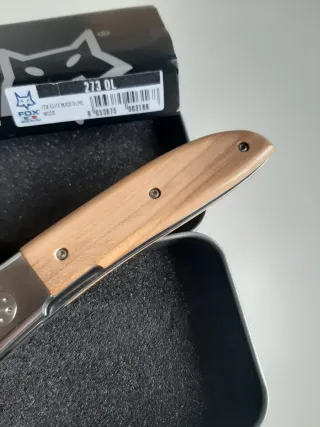 Coltello Fox 273 OL Manico Legno Oliva