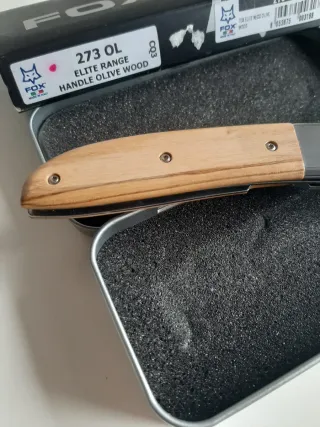 Coltello Fox 273 OL Manico Legno Oliva