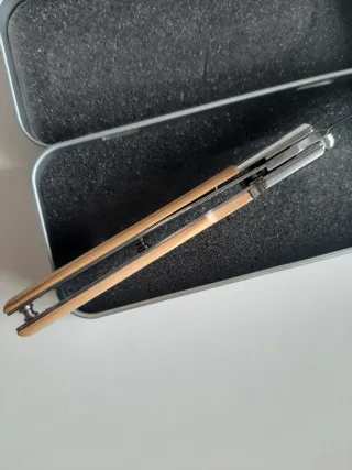 Coltello Fox 273 OL Manico Legno Oliva
