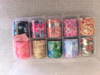Set de 16 rollos de decoración para uñas