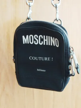 Bolso Moschino Couture Milano Negro