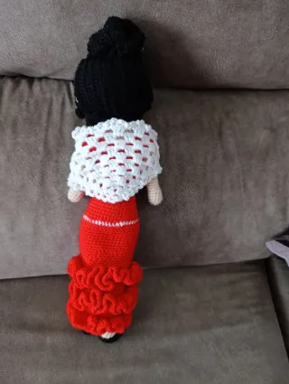 Muñeca Flamenca Amigurumi Crochet