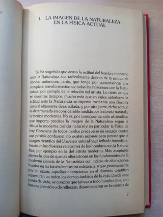 La imagen de la Naturaleza en la Física actual.