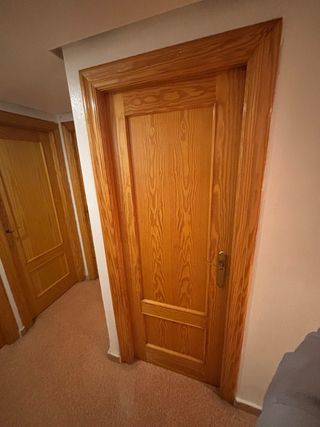 Puertas macizas de roble como nuevas. 9.