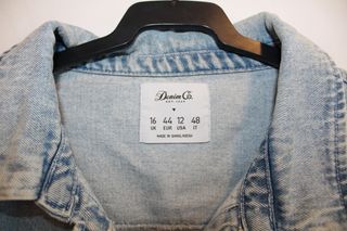 Chaqueta vaquera corta oversize Primark T.44