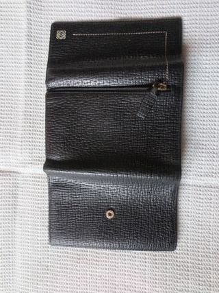 Cartera Loewe Negra Piel