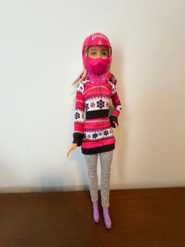 Barbie Moto de Nieve y Muñecas