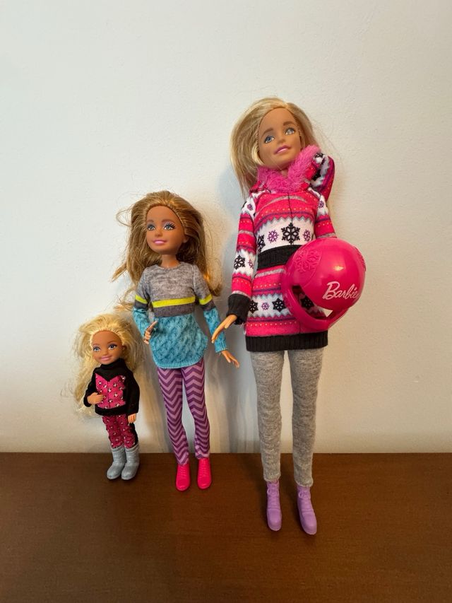 Barbie Moto de Nieve y Muñecas