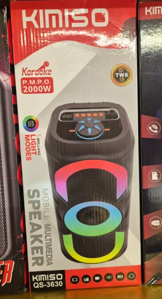 Altavoz Bluetooth Kimiso QS-3630 Karaoke