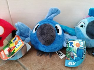Set n° 4 peluches collezione completa "Rio 2".