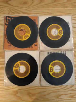 LOTE 4 SINGLES FUSIOON ROCK PROGRESIVO CULTO