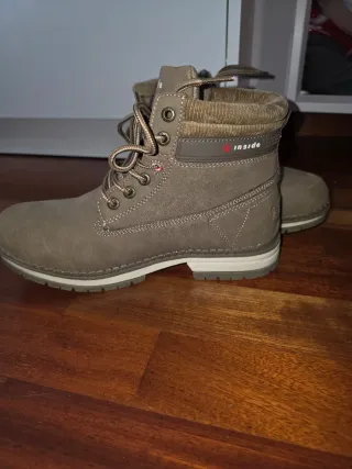 Botas de mujer Inside beige/marrón
