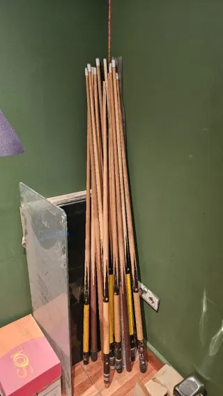 Palos de billar profesionales