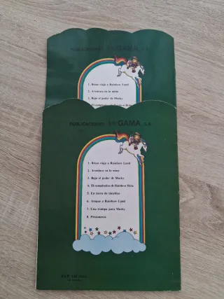 Libros Rainbow Brite/Tierra del Arco Iris años 80