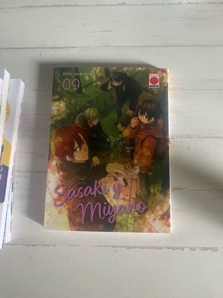 Mangas Sasaki y miyano 1-4 y 9