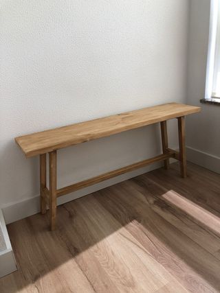 Banco de madera rústico