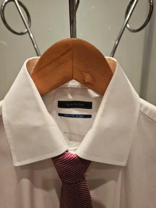Camisa blanca RUSHMORE Sin corbata