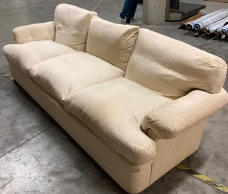Divano 3 posti classico 230 cm avorio