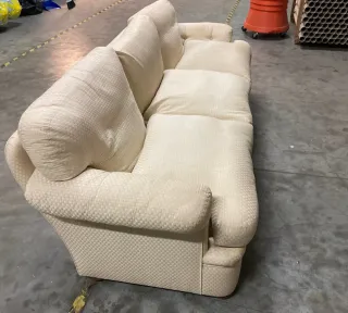 Divano 3 posti classico 230 cm avorio