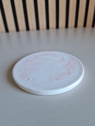 Base decorativa cerâmica esmaltada