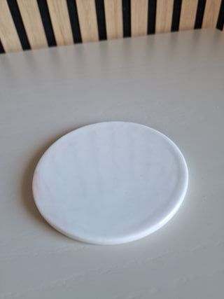Base decorativa cerâmica esmaltada