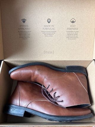 Botas Nae Dover Marrones Talla 42 Veganas