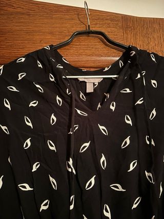 Vestito H&M nero fantasia taglia 50