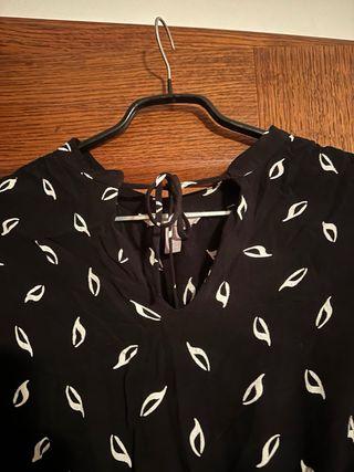 Vestito H&M nero fantasia taglia 50