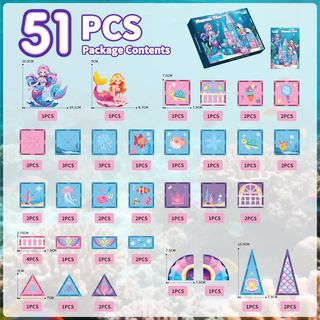 Set Piastrelle Magnetiche Sirene