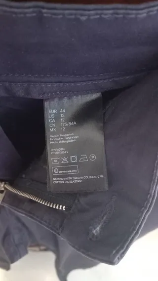 Pantalón azul mujer de H&M