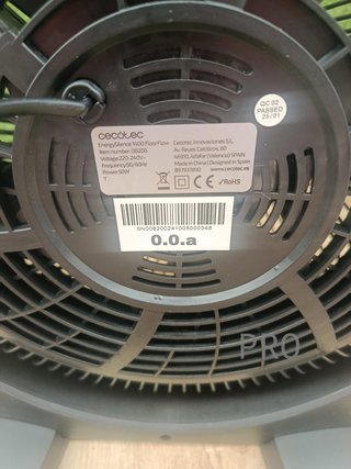 Cecotec Ventilador Industrial de Suelo EnergySilence 1400 FloorFlow. 50W