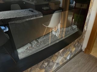 Chimenea Eléctrica Cristal Negra