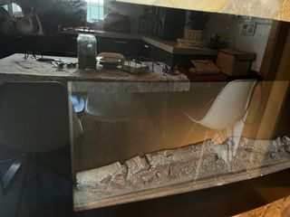 Chimenea Eléctrica Cristal Negra