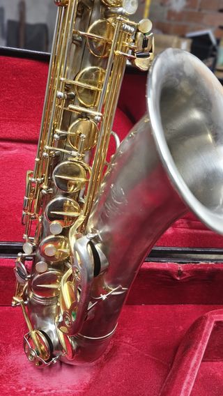 Saxo Tenor Selmer Mark VI Plata