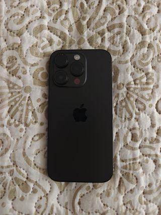 iPhone 14 Pro 128GB Negro + caja, cable y fundas