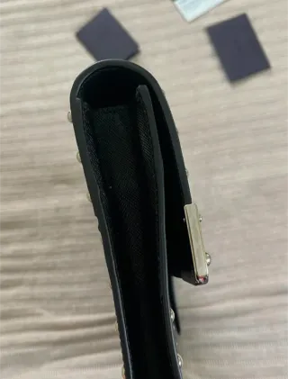 Bolso Clutch Prada Saffiano Piel Negro