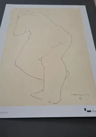 Lámina de Eduardo Chillida Sobre lo que no se