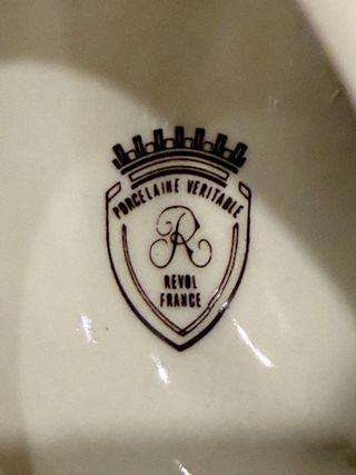 Candelabro Revol Porcelana Vintage