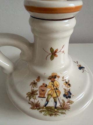 Candelabro Revol Porcelana Vintage