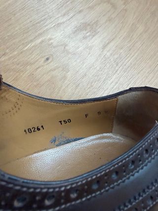 Zapatos Oxford Brogue Santoni Marrones