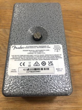 Pedal Chorus Fender Plata