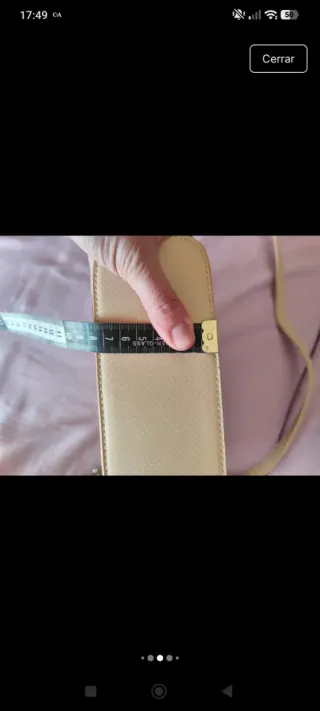Bolso beige nuevo
