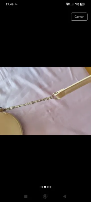 Bolso beige nuevo