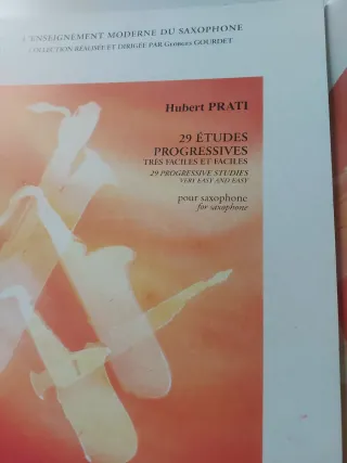 Libros de Saxofón: Prati y Lacour