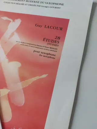 Libros de Saxofón: Prati y Lacour
