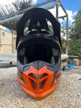 Casco Acerbis Enduro/Motocross Negro/Naranja