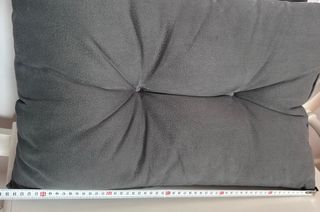 Cojines grises acolchados (2 unidades)