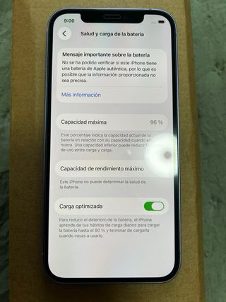 iPhone 12 256GB Malva/Púrpura Impecable