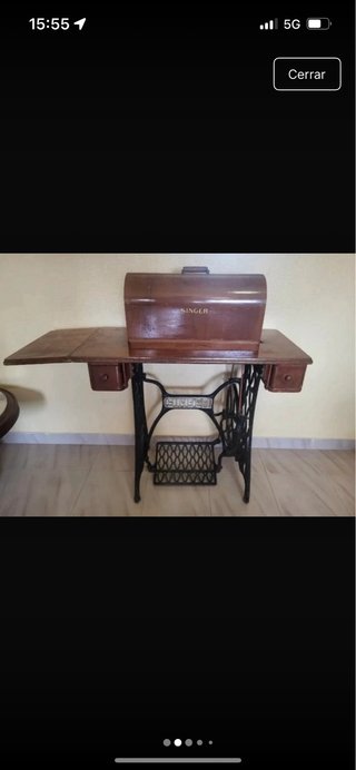 Máquina de coser Singer antigua