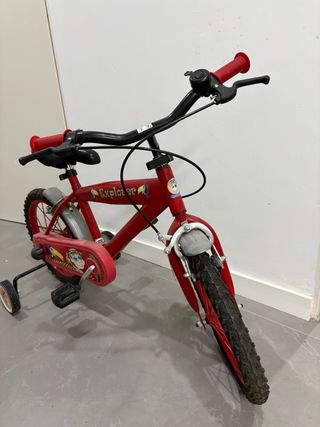 Bicicleta infantil roja Explorer